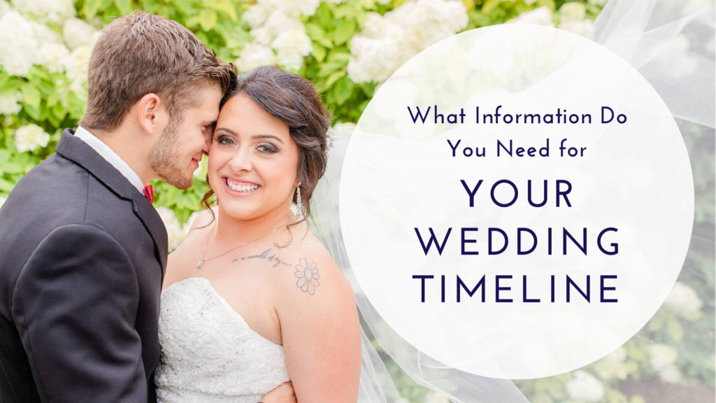 What Information Do You Need to Plan Your Wedding Timeline