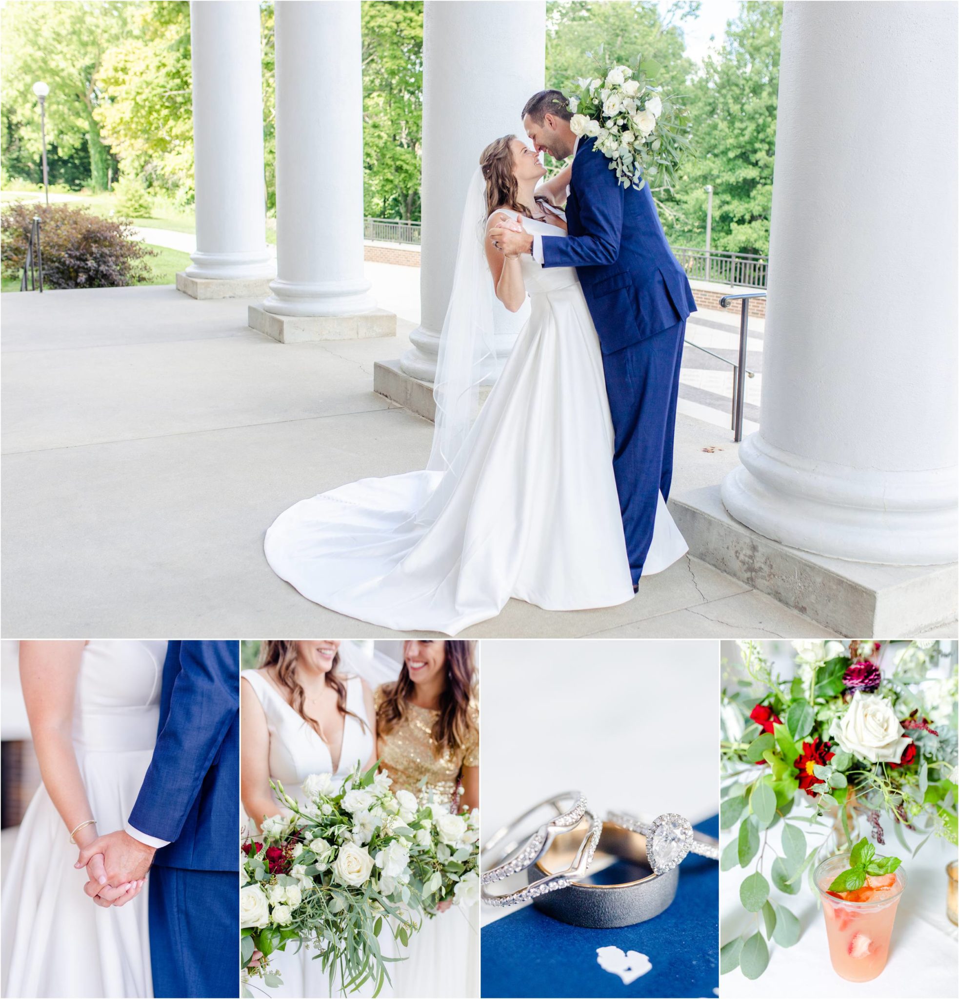 Wedding! Taylor & Branden Downtown Kalamazoo ; Backyard Wedding